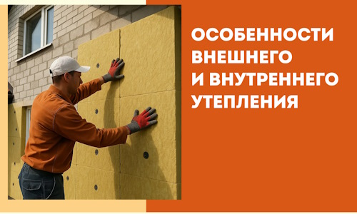 Какие особенности внешнего и внутреннего утепления в Смоленске