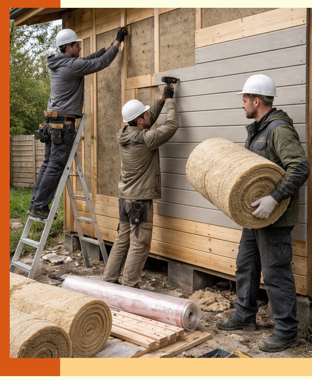Утепление бани снаружи в Смоленске профессионально и надежно