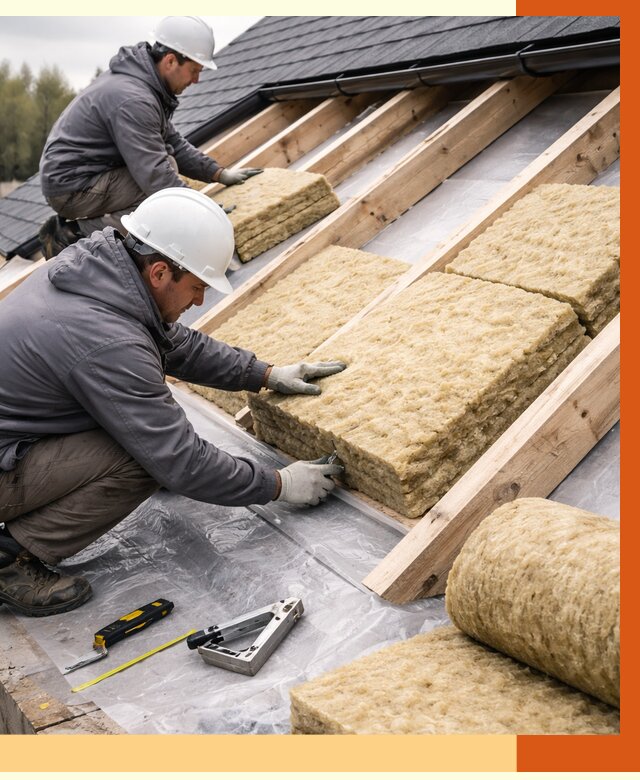 Утепление крыши в Смоленске от 1897 руб./м2 — комплексное утепление кровли | ТепломастерСмл