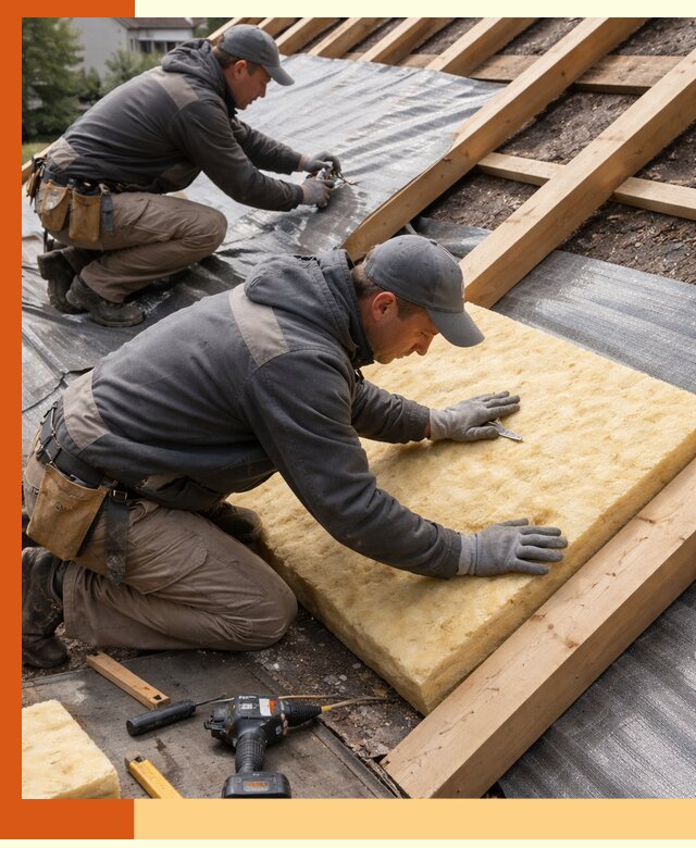 Профессиональное утепление крыши в Смоленске качественно и надежно