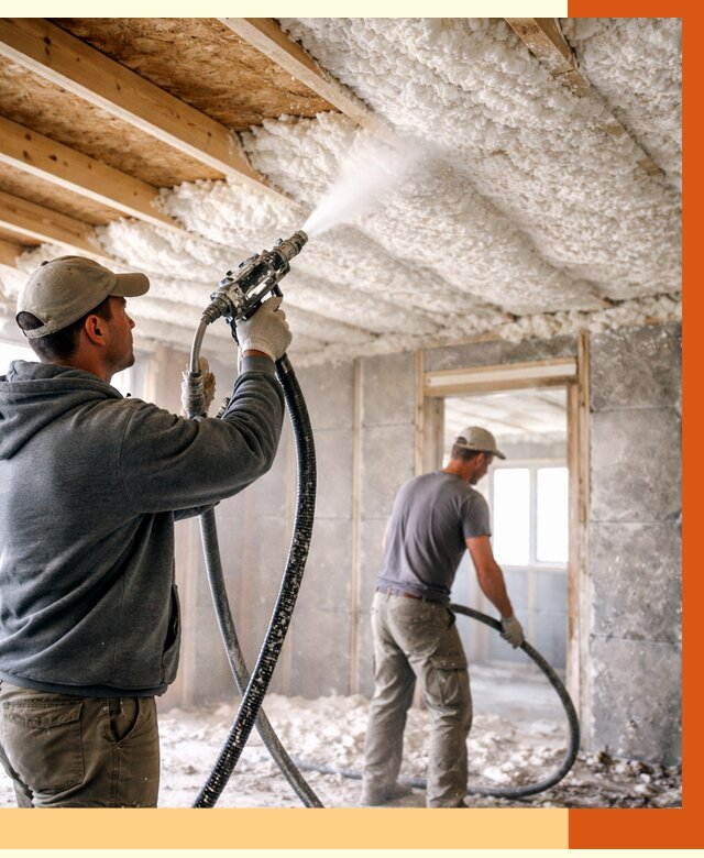 Утепление пеноизолом в Смоленске от 1641 руб./м2 под ключ | ТепломастерСмл